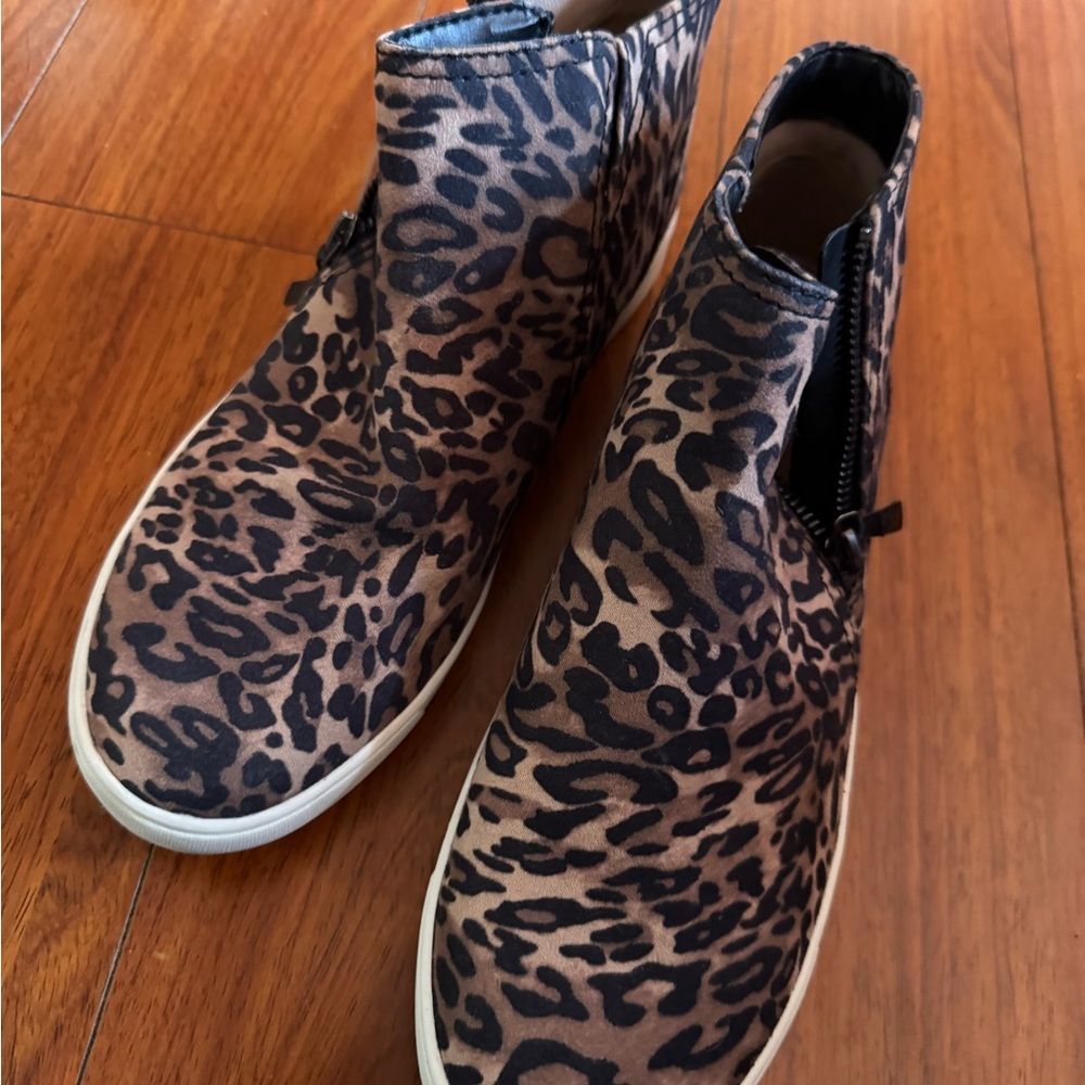 Naturalizer Animal Print Ankle Booties